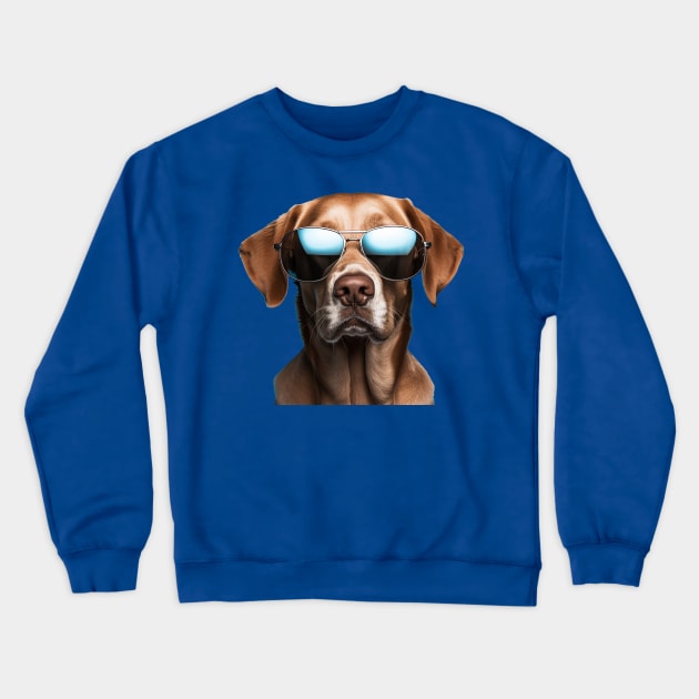 cool dog Crewneck Sweatshirt by boxermaniac